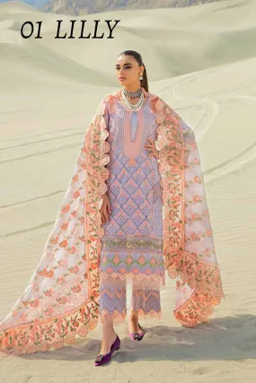 01 Lilly Luxury Lawn Collection Vol 2