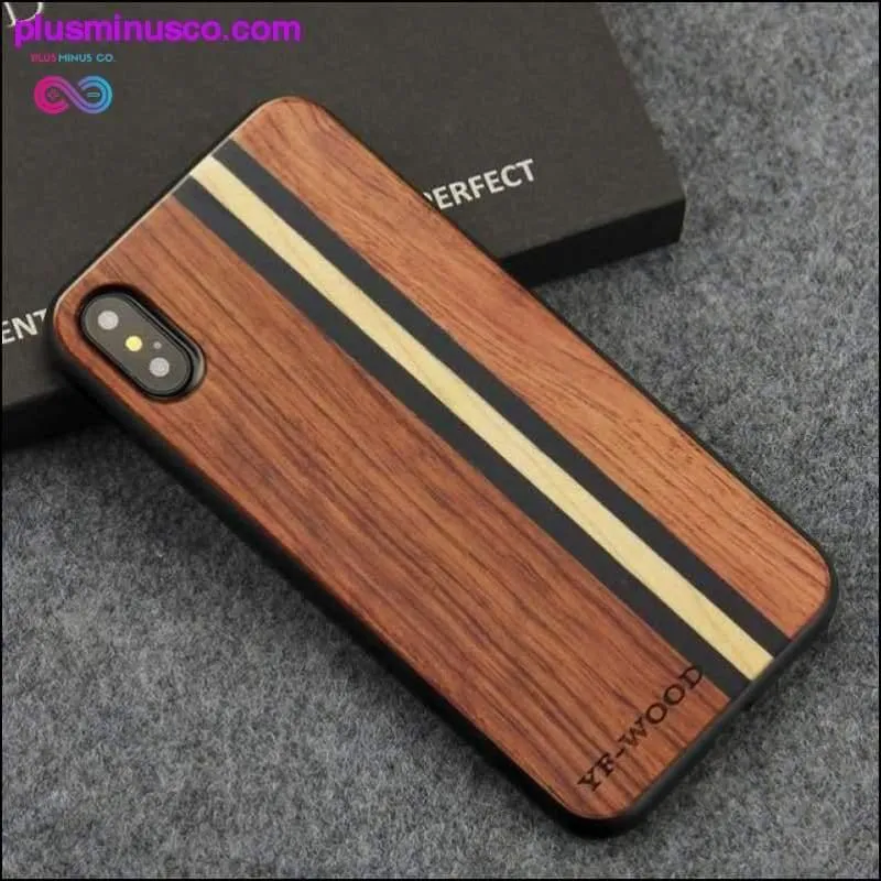 100% Real Wood Luxury Protective Case For iPhone X