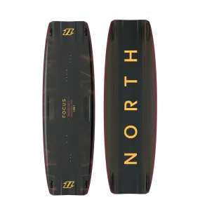 2021 North Focus Hybrid Kiteboard-Orange Flash