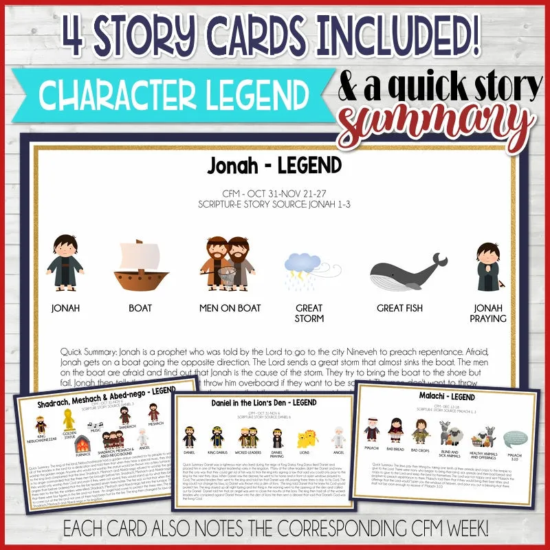 2022 CFM Story Board Kit 6 {Old Testament} PRINTABLE