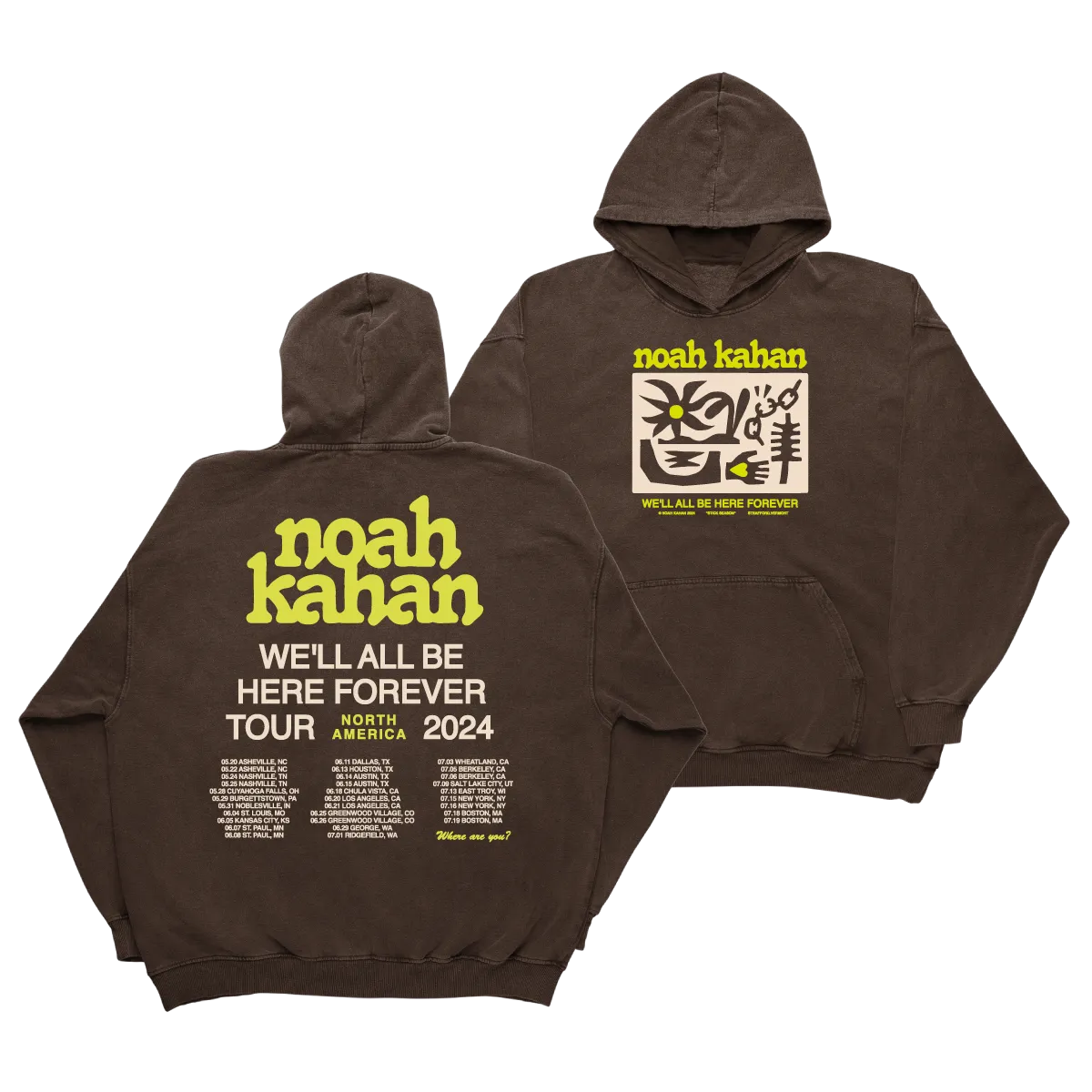 2024 We'll All Be Here Forever Tour Hoodie