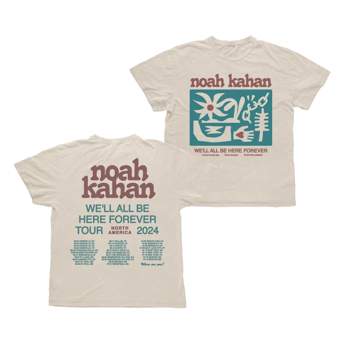 2024 We'll All Be Here Forever Tour Tee