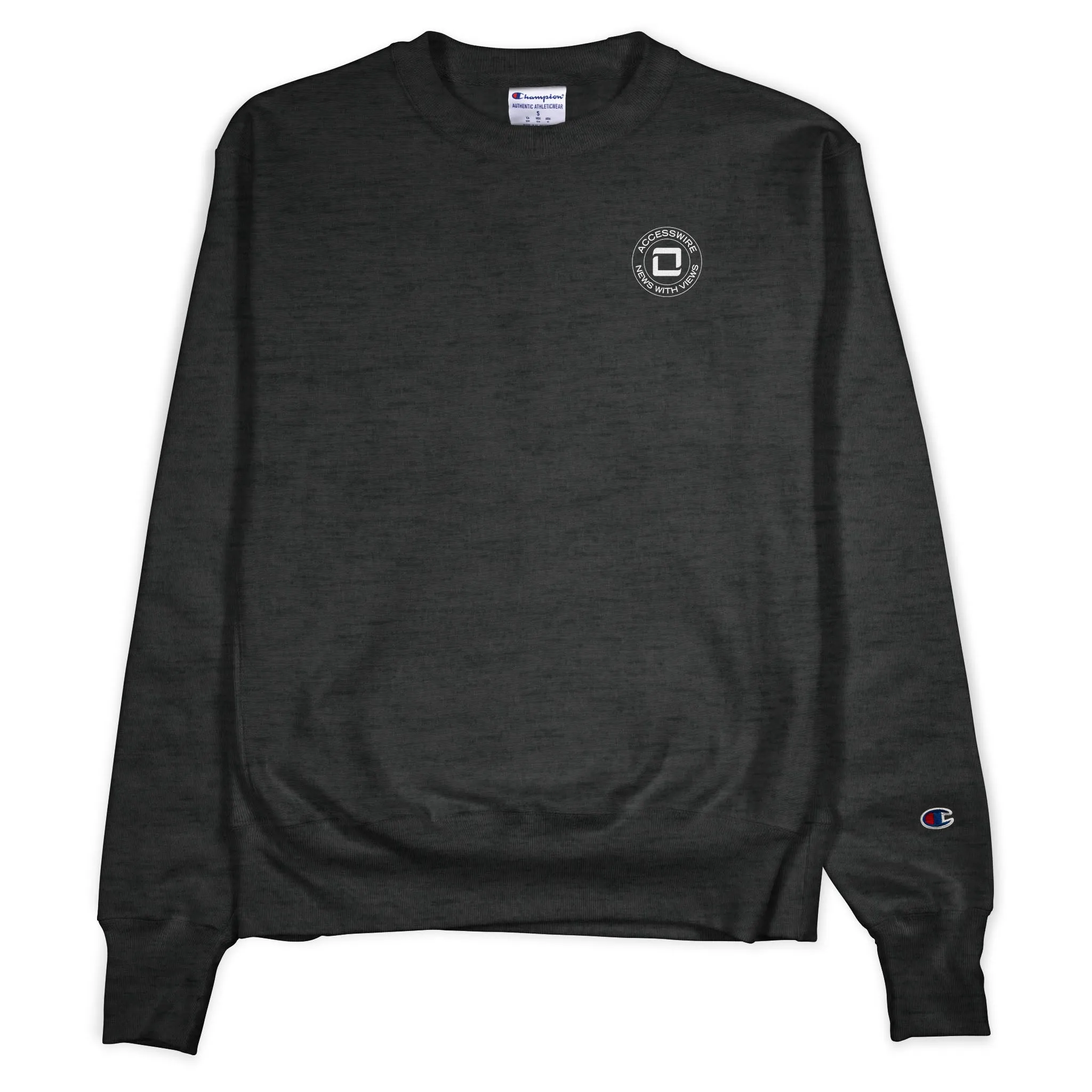 Accesswire icon - Unisex Champion Crewneck Sweatshirt (DTFx)