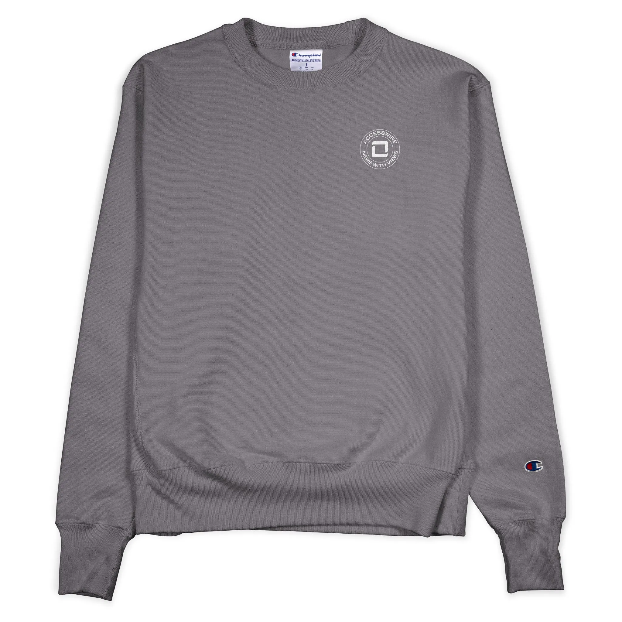 Accesswire icon - Unisex Champion Crewneck Sweatshirt (DTFx)