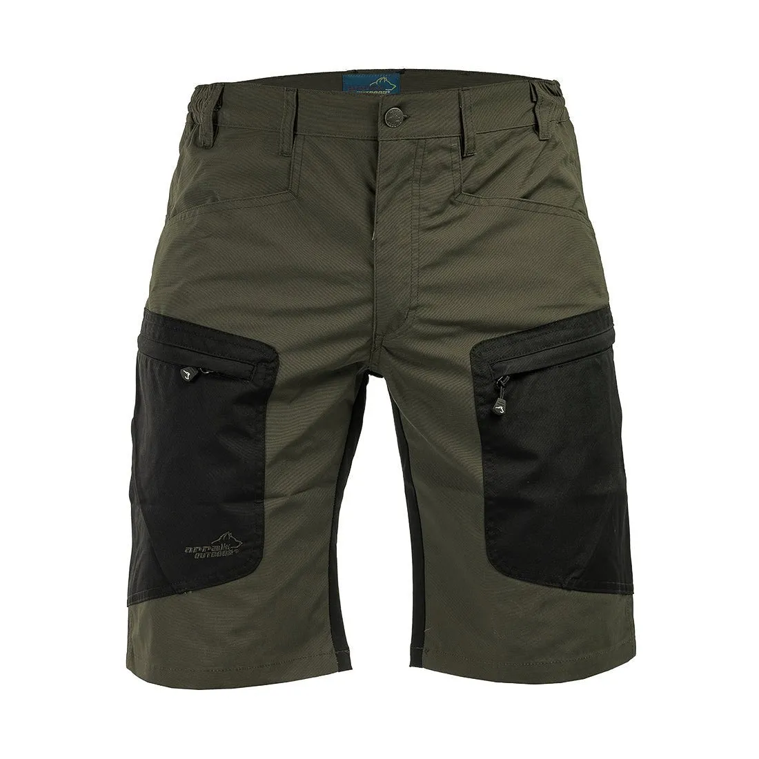 Active Stretch Shorts Men (Olive)