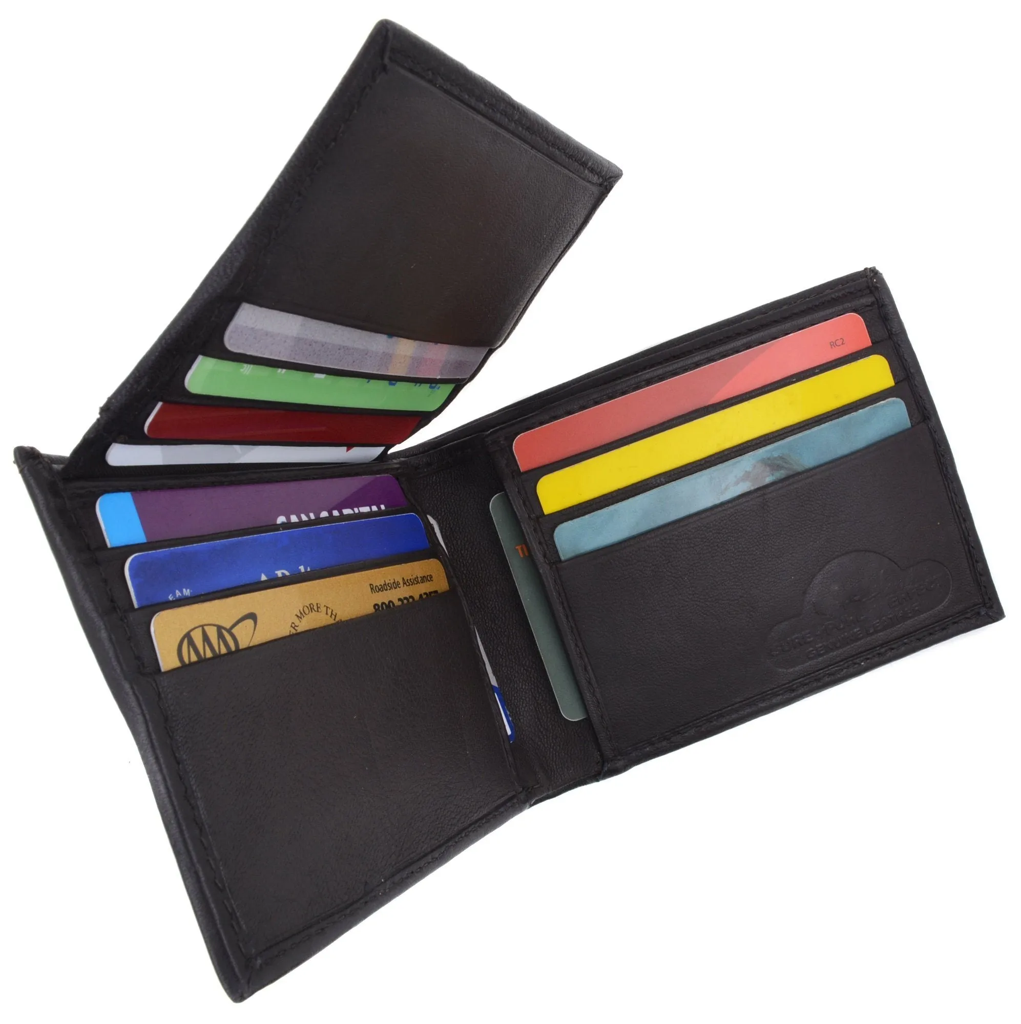 AFONiE Leather Men Bi-Fold Wallet