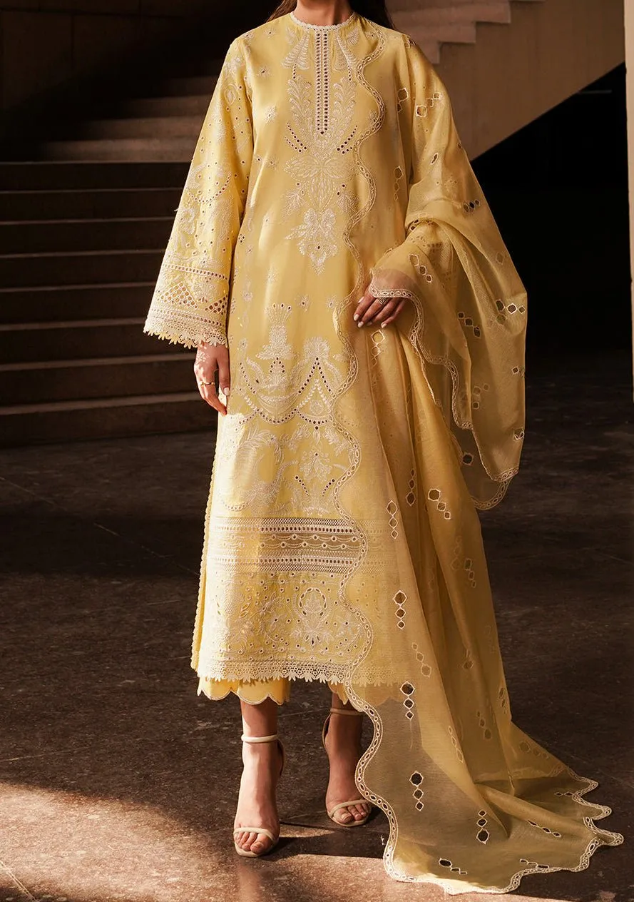 Afrozeh Canary Pakistani Luxury Chikankari Lawn