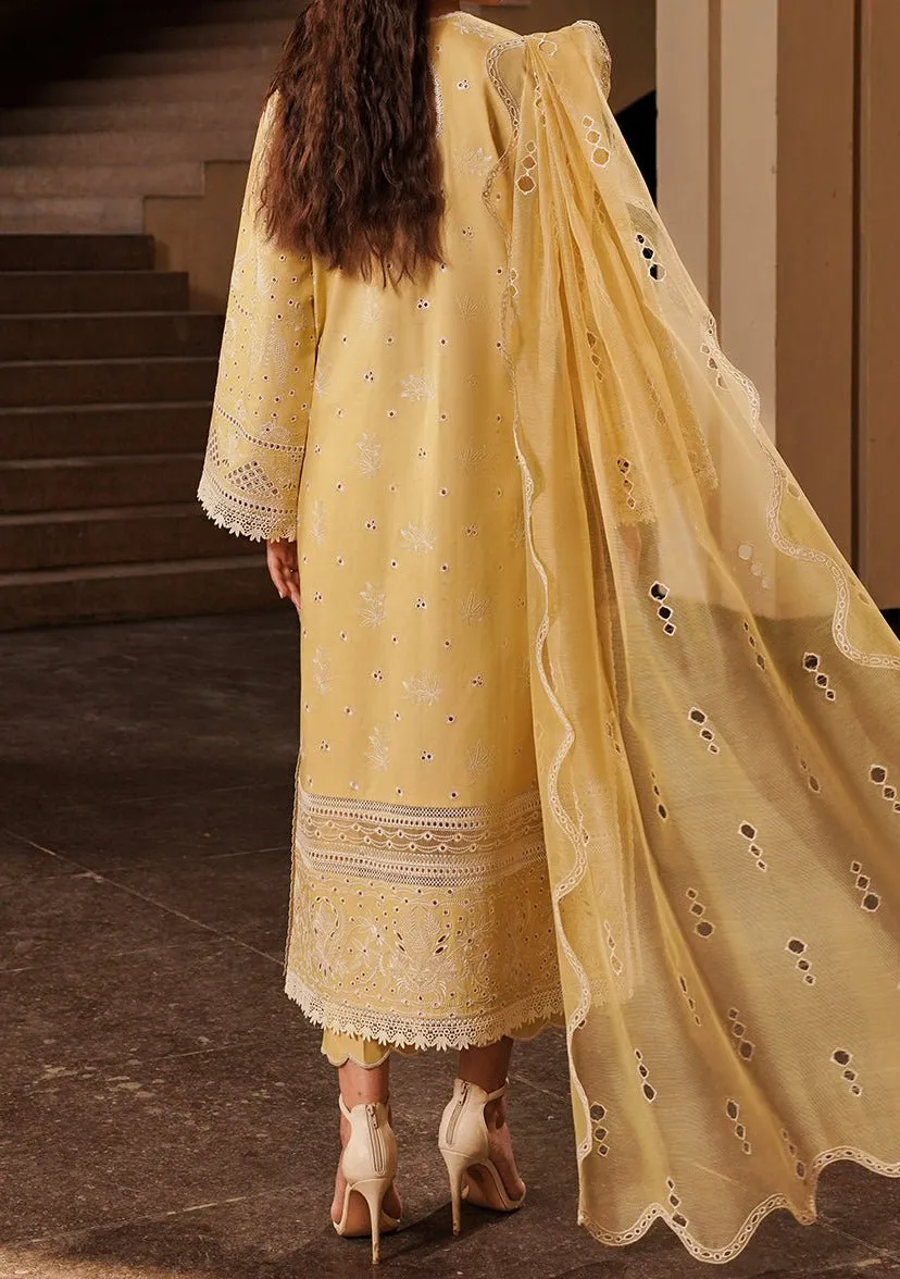 Afrozeh Canary Pakistani Luxury Chikankari Lawn