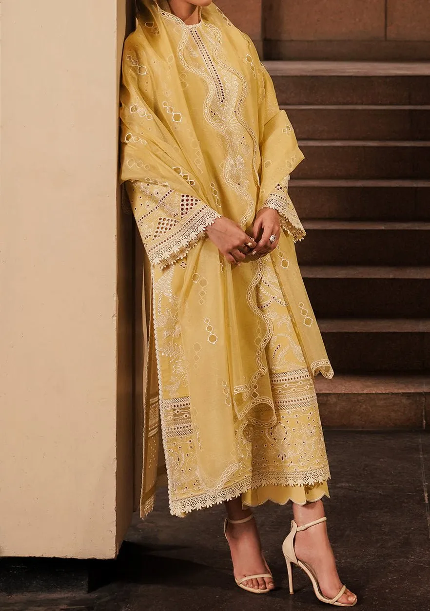 Afrozeh Canary Pakistani Luxury Chikankari Lawn