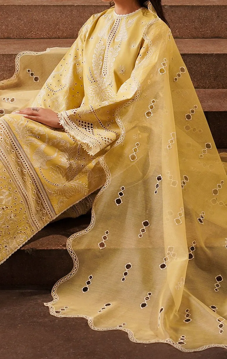 Afrozeh Canary Pakistani Luxury Chikankari Lawn