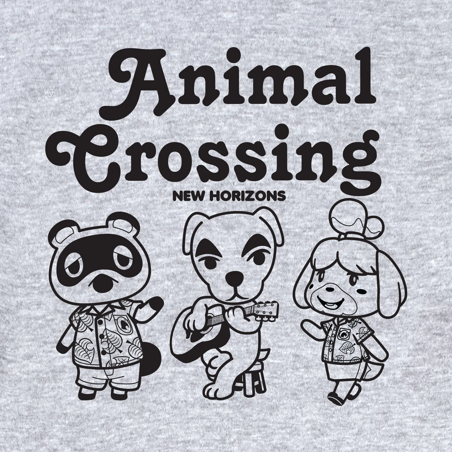 Animal Crossing - Tom Nook, K.K., & Isabelle Character Unisex Tee