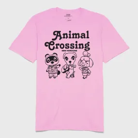 Animal Crossing - Tom Nook, K.K., & Isabelle Character Womens Tee