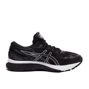 Asics Gel Nimbus 21 Lace-Up Black Synthetic Mens Running Trainers 1011A169_001