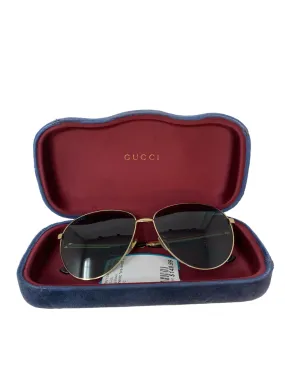 Authentic "pre-loved" Luxury Item Gold Sunglasses