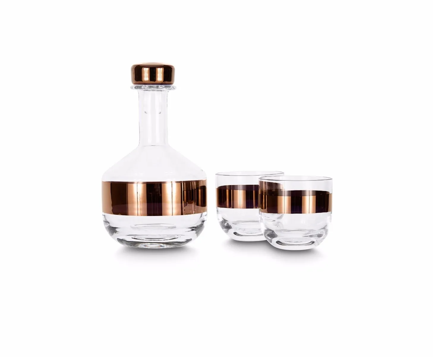 B Tom Dixon Tank copper Whiskey Decanter