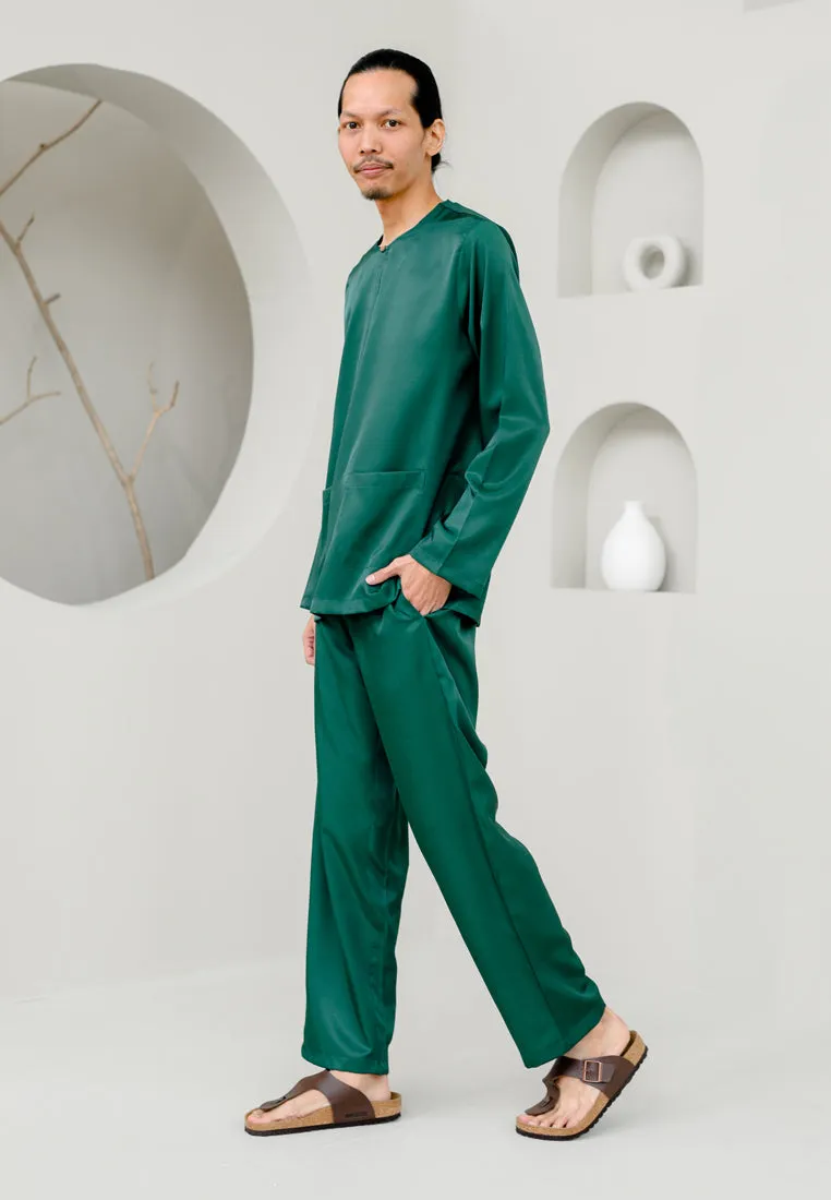 Baju Melayu Men (Emerald Green)