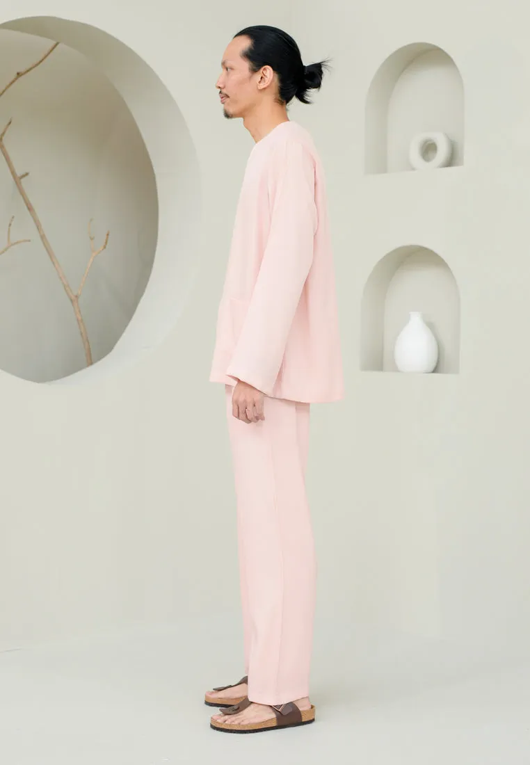 Baju Melayu Men (Pinky Peach)