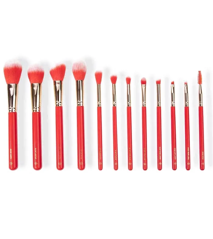 BH Cosmetics - *Miss Claus* - Set de brochas   neceser Fa La La Fierce