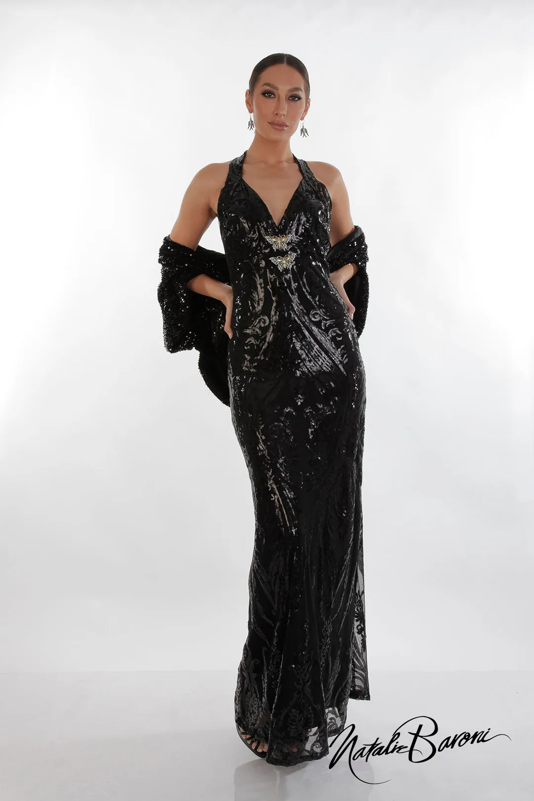 Black Evening Gown - La Scala