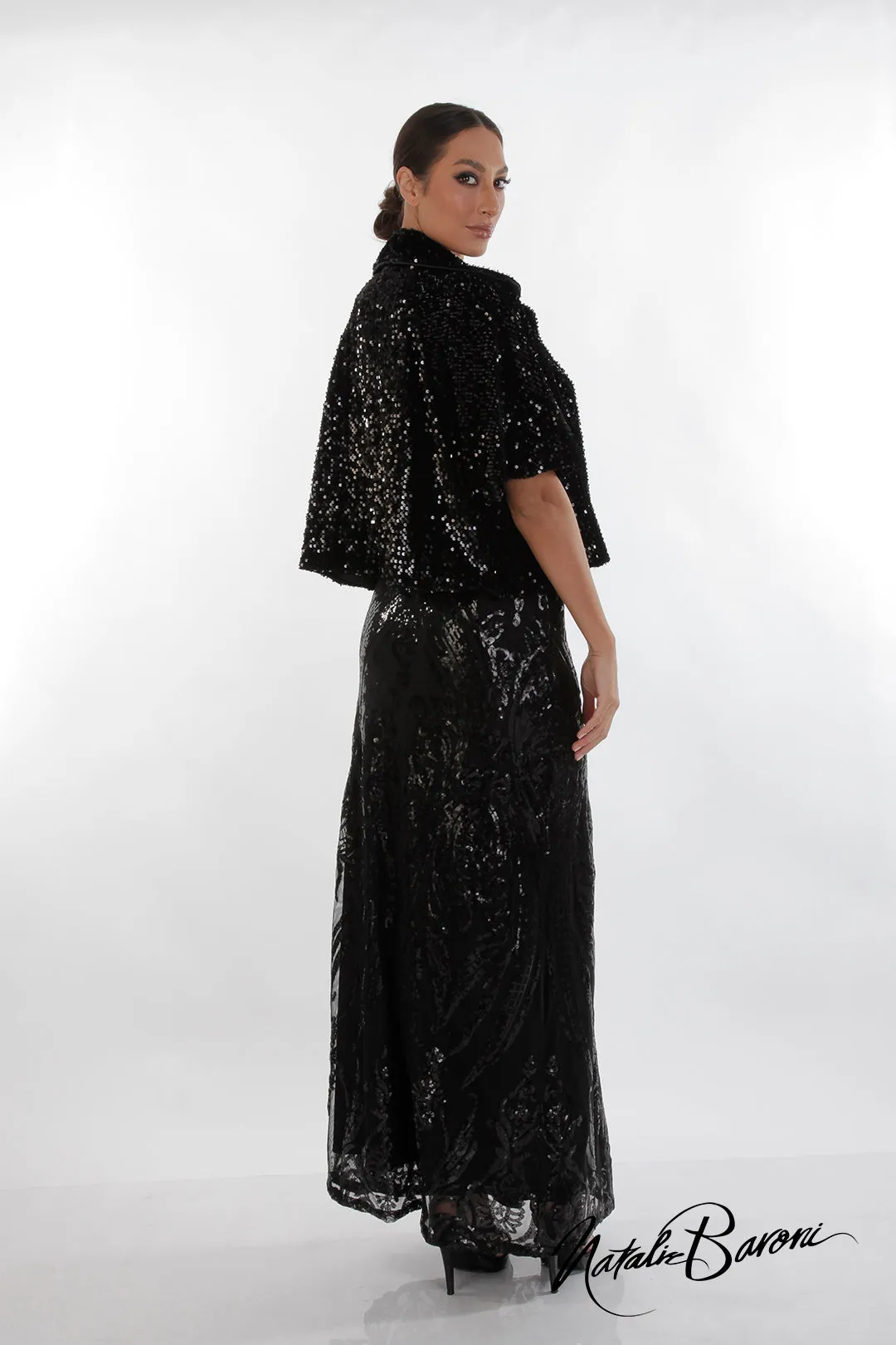 Black Evening Gown - La Scala