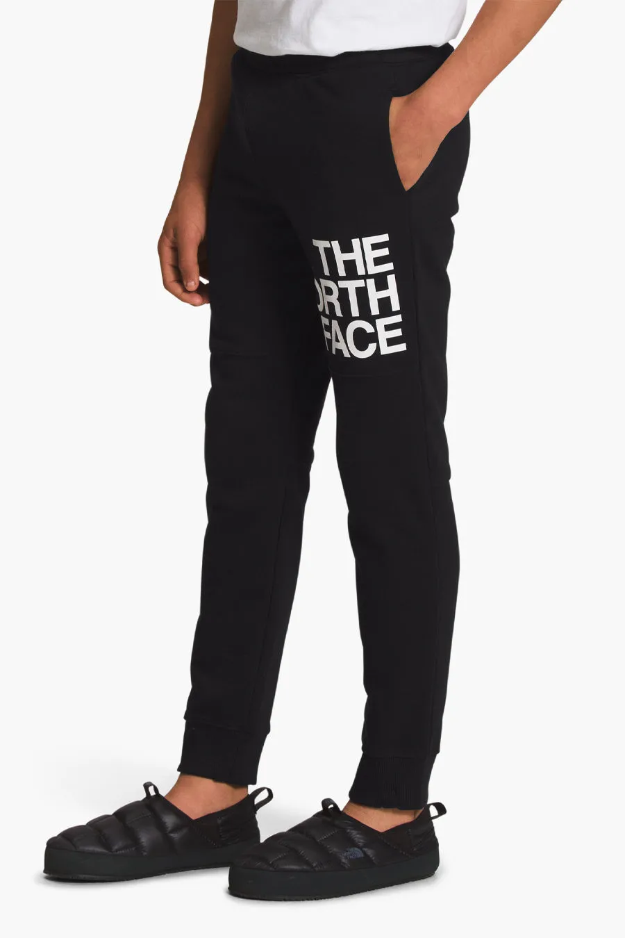 Boys Sweatpants North Face Camp TNF Black (Size 14/16 left)