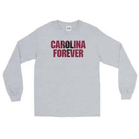 Carolina Forever - Script - Long Sleeve Grey