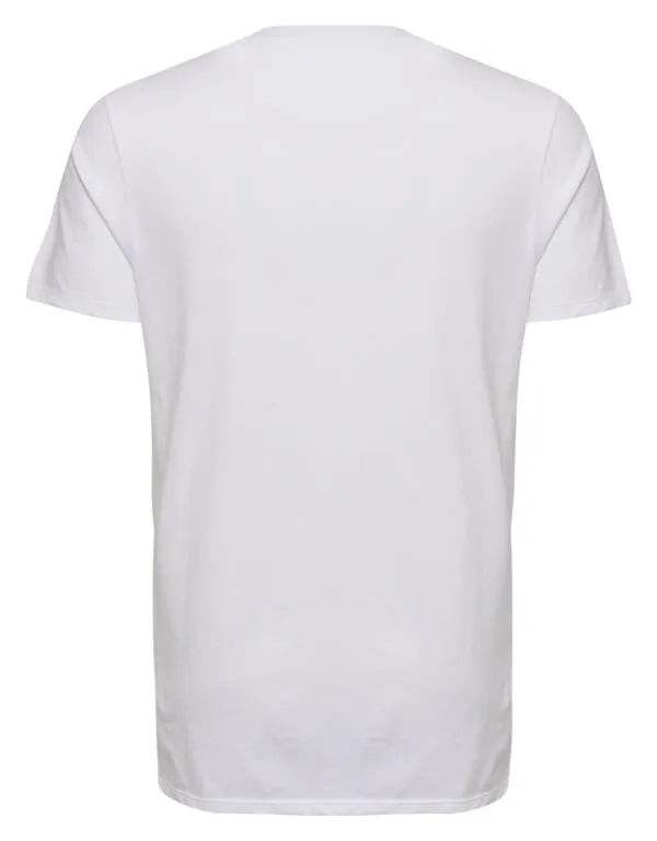 Carter Men Cotton White T-Shirt