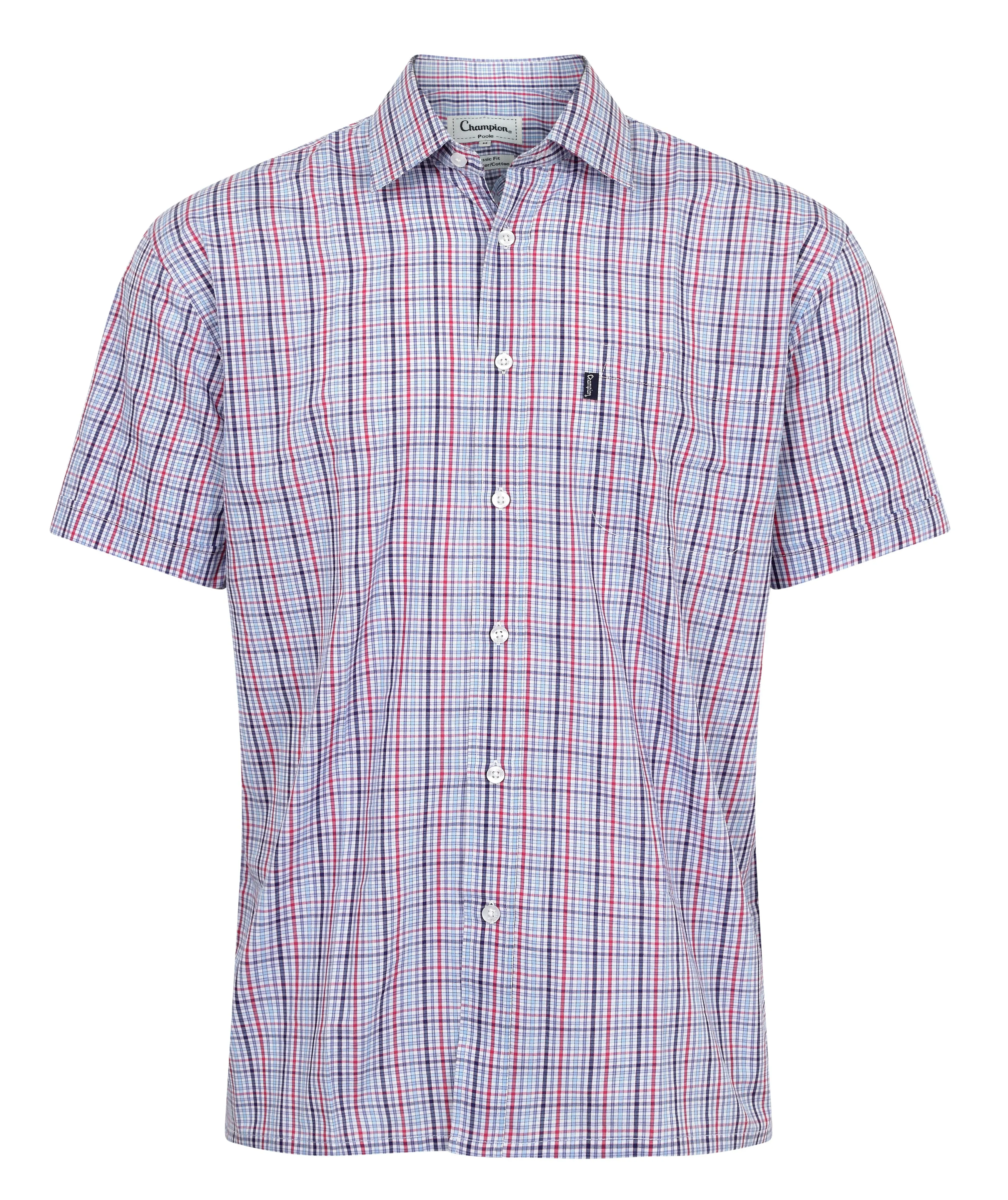 Champion Poole Short Sleeve Shirt-RED