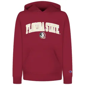 Champion Toddler Florida State Seminole Logo Hooded Sweat - Garnet