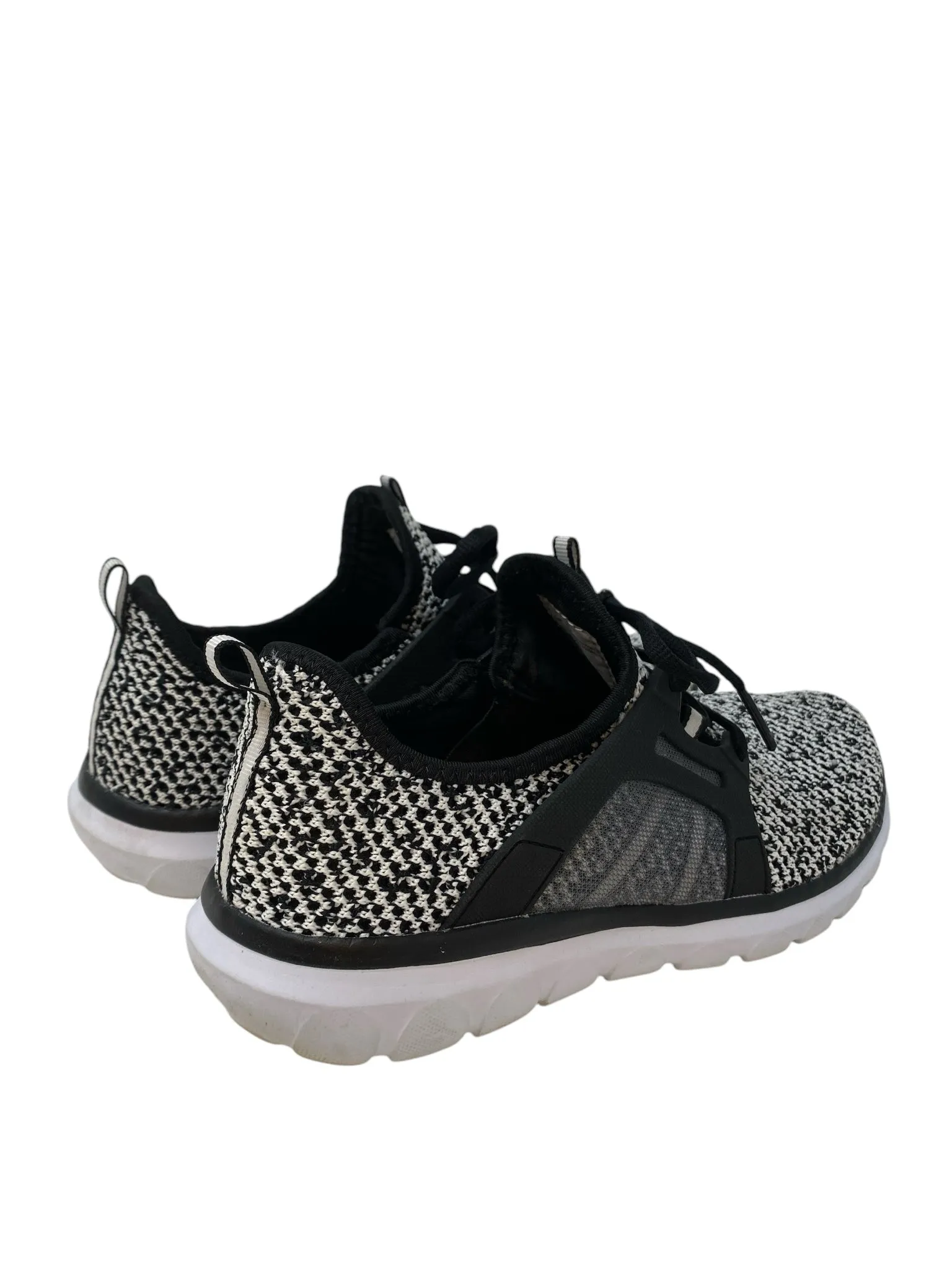 Champion Women Size 8.5 Black White Print Athletic