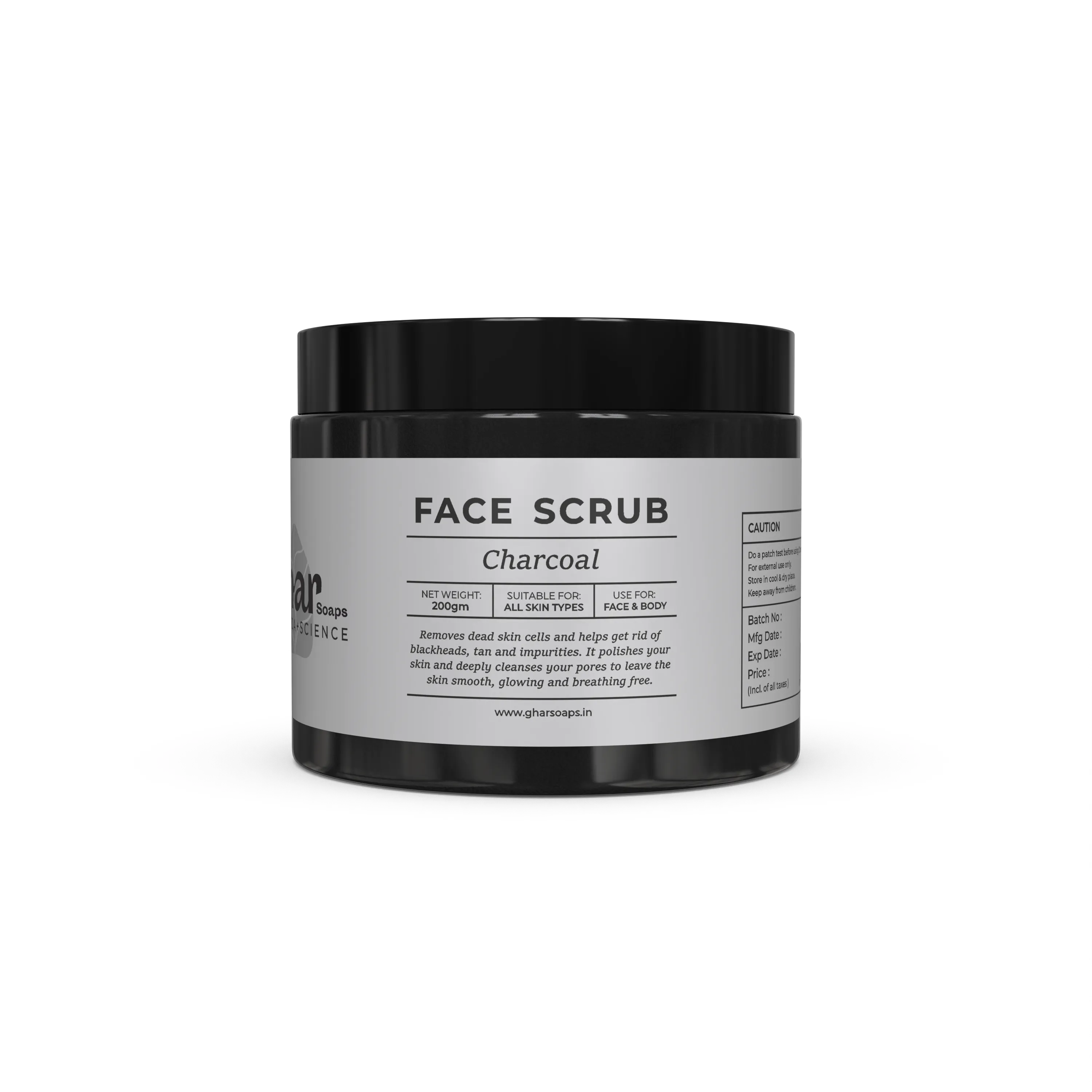 Charcoal Face Scrub