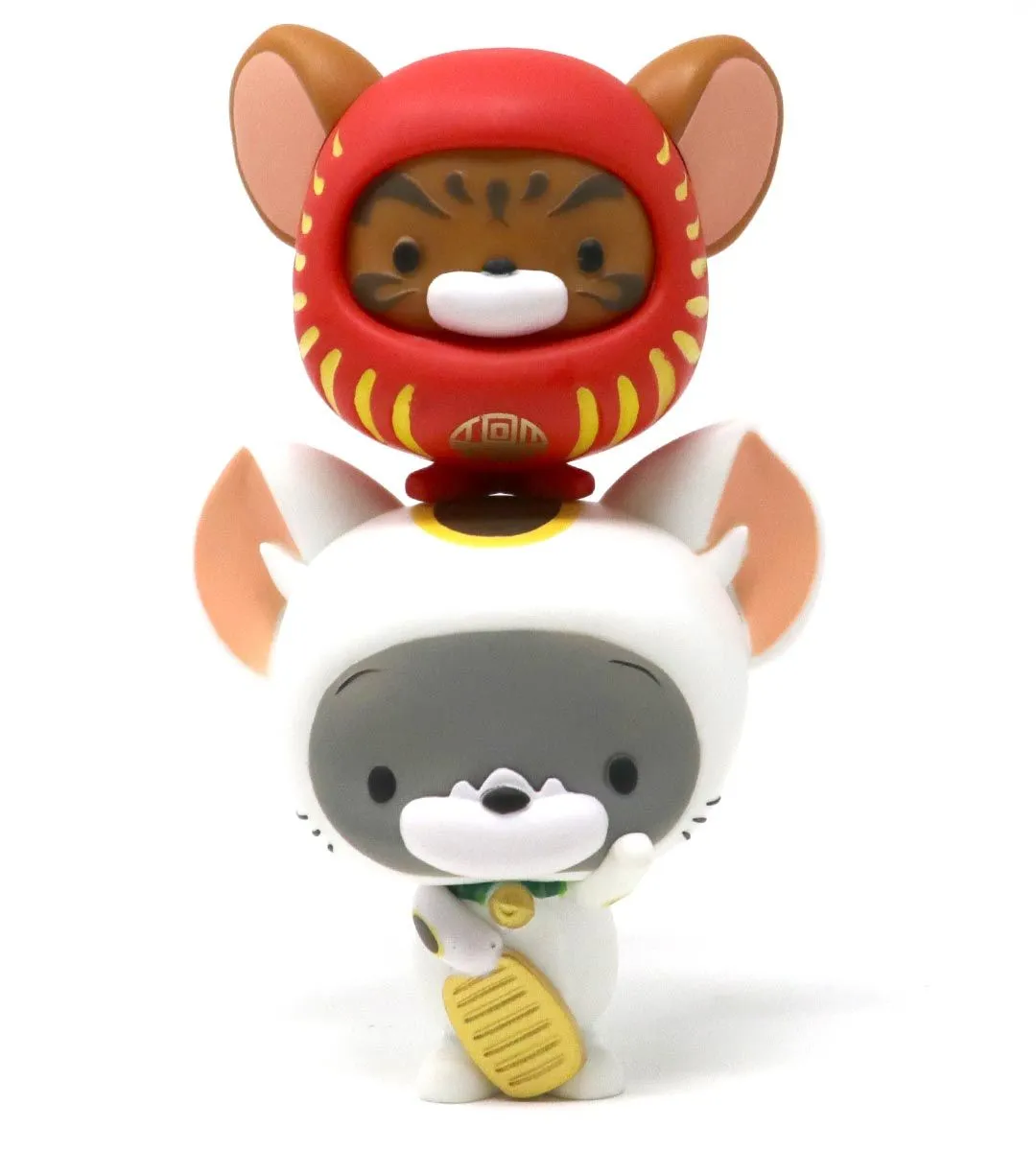 Chibi Tom & Jerry (Daruma & Maneki-Neko)