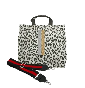 Color Stripes: Leopard North South Bag