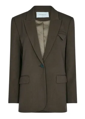 Copenhagen Muse Tailor Jacket - Blazer - Olive Melange