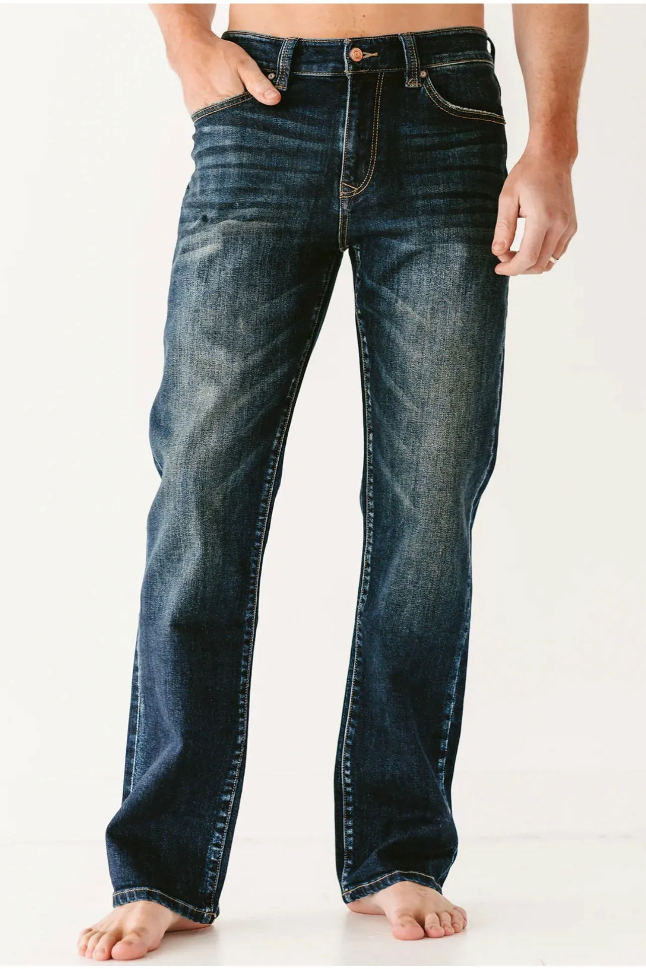 Dark Wash Men Kancan Jeans