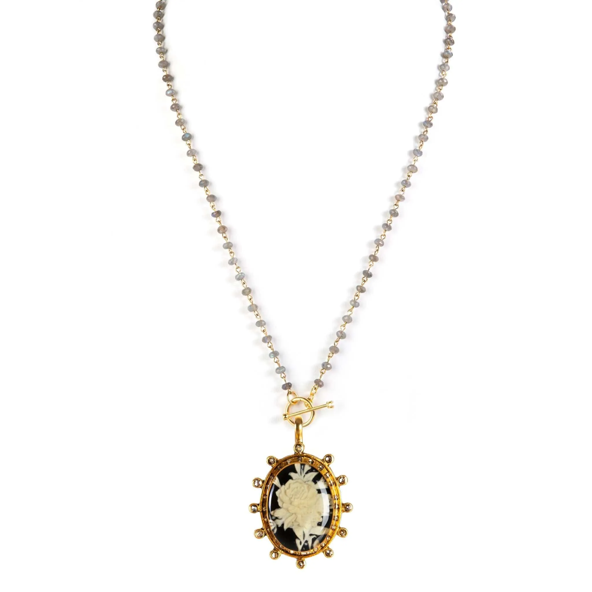 Delfina - 6mm Lux Labradorite - Luxury Medallions