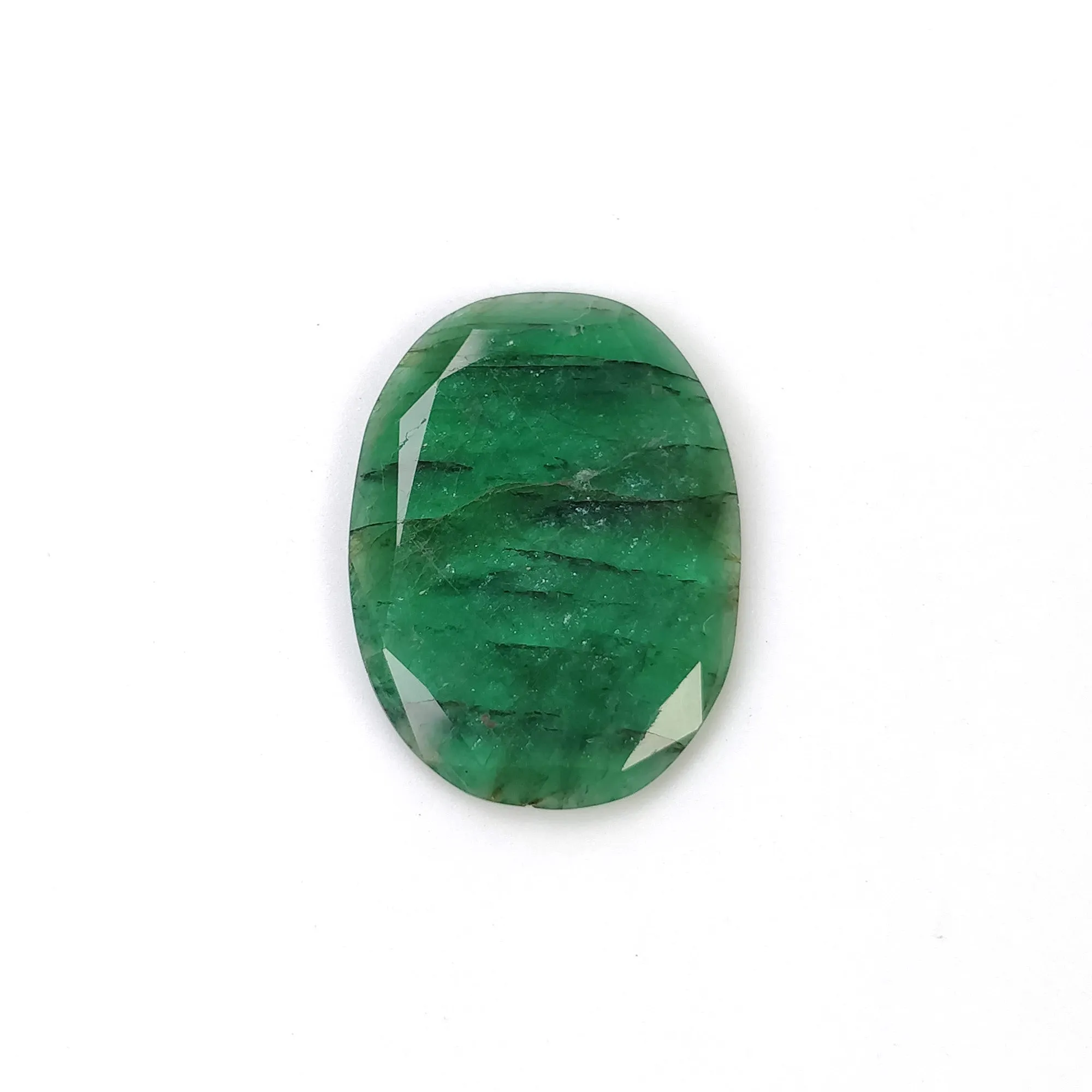 EMERALD Gemstone Normal Cut : 6.50cts Natural Untreated Unheated Green Emerald Oval Shape 21*16mm