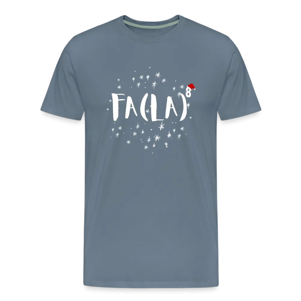 Fa-la-la-la-larious: The Math Whiz's Men's Premium Holiday Tee