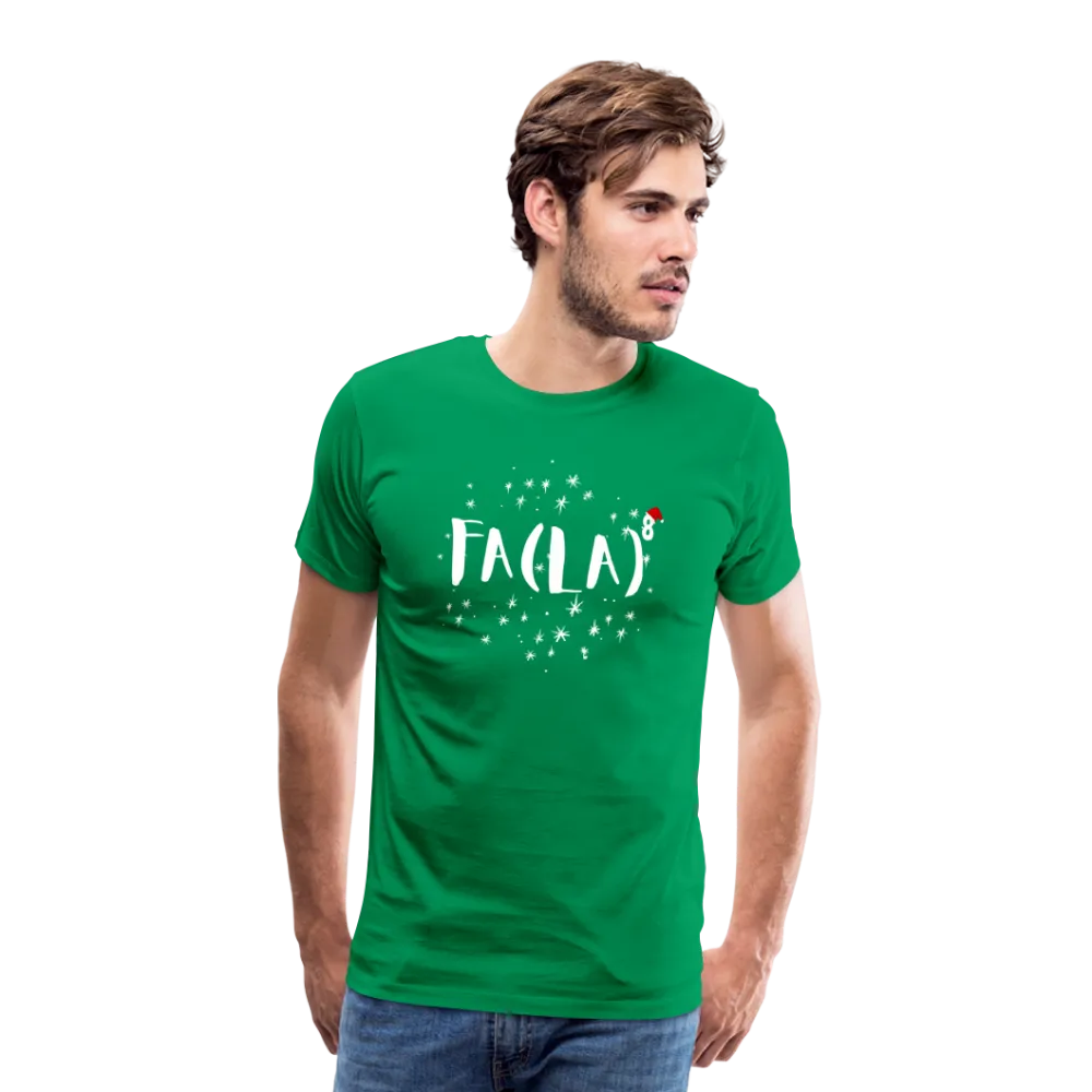 Fa-la-la-la-larious: The Math Whiz's Men's Premium Holiday Tee