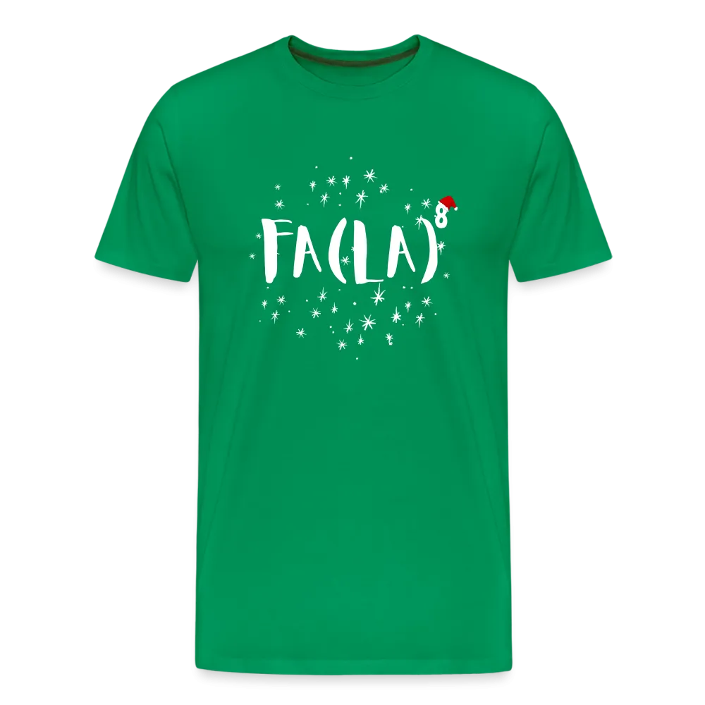 Fa-la-la-la-larious: The Math Whiz's Men's Premium Holiday Tee