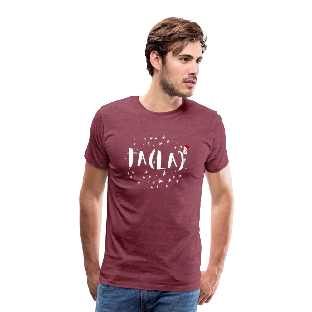 Fa-la-la-la-larious: The Math Whiz's Men's Premium Holiday Tee