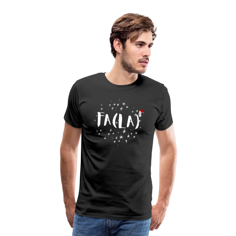 Fa-la-la-la-larious: The Math Whiz's Men's Premium Holiday Tee