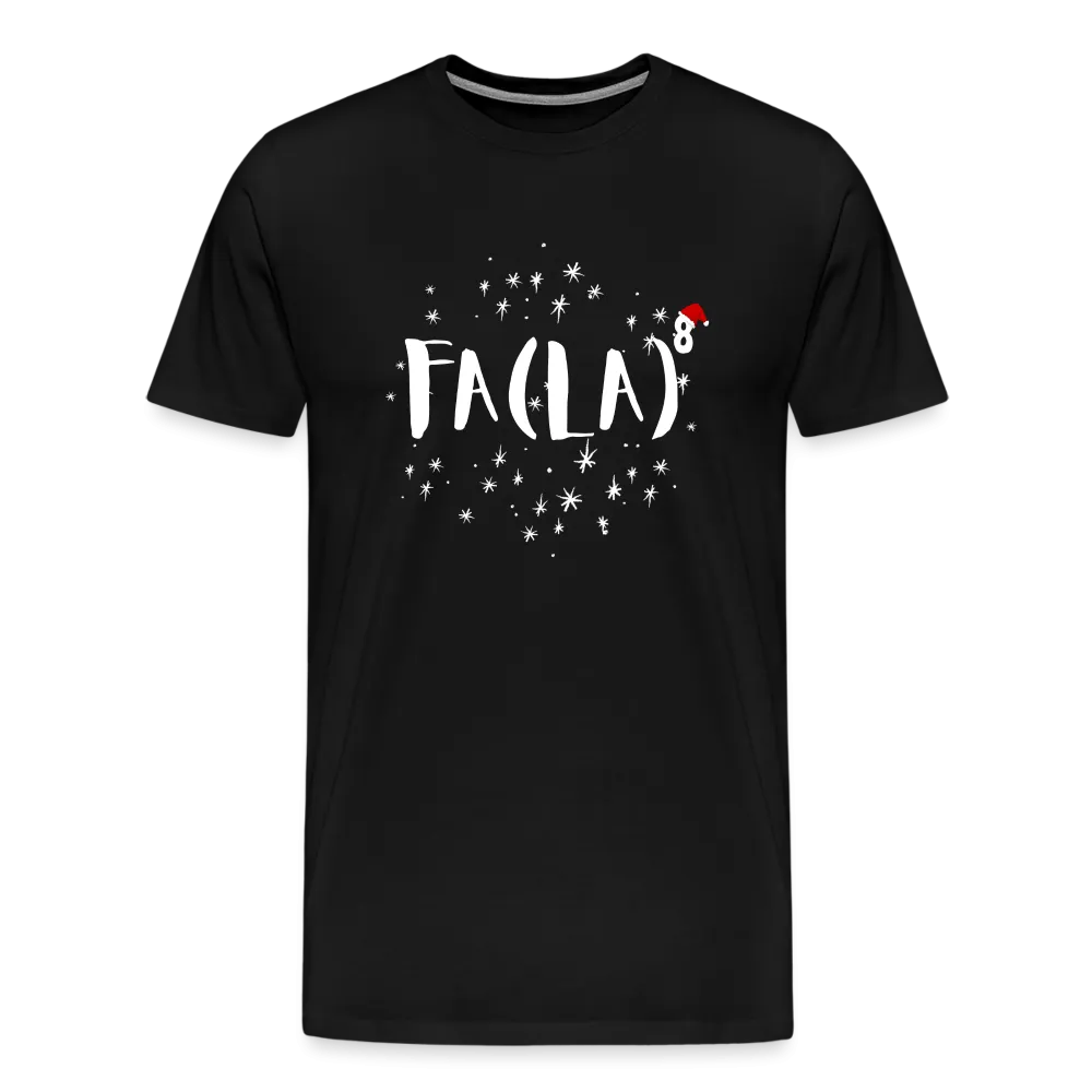 Fa-la-la-la-larious: The Math Whiz's Men's Premium Holiday Tee