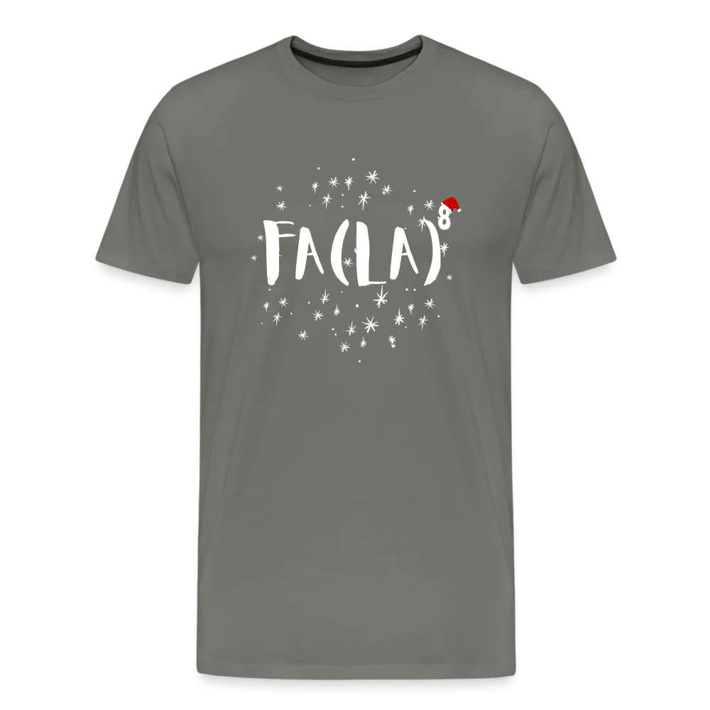 Fa-la-la-la-larious: The Math Whiz's Men's Premium Holiday Tee