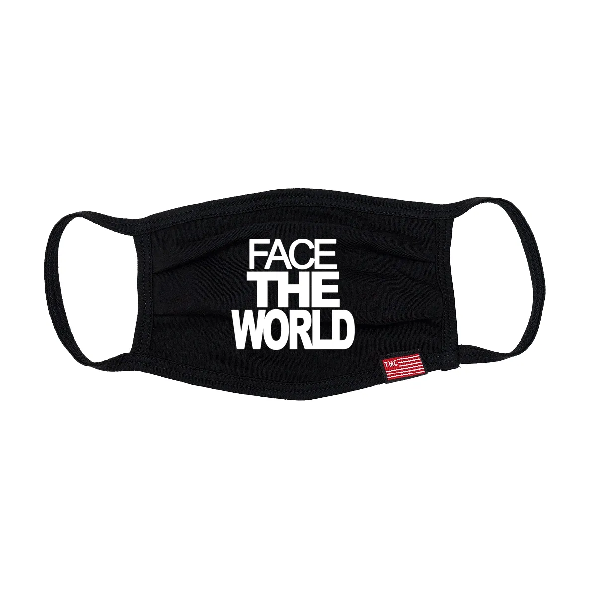 Face The World Face Mask - Black