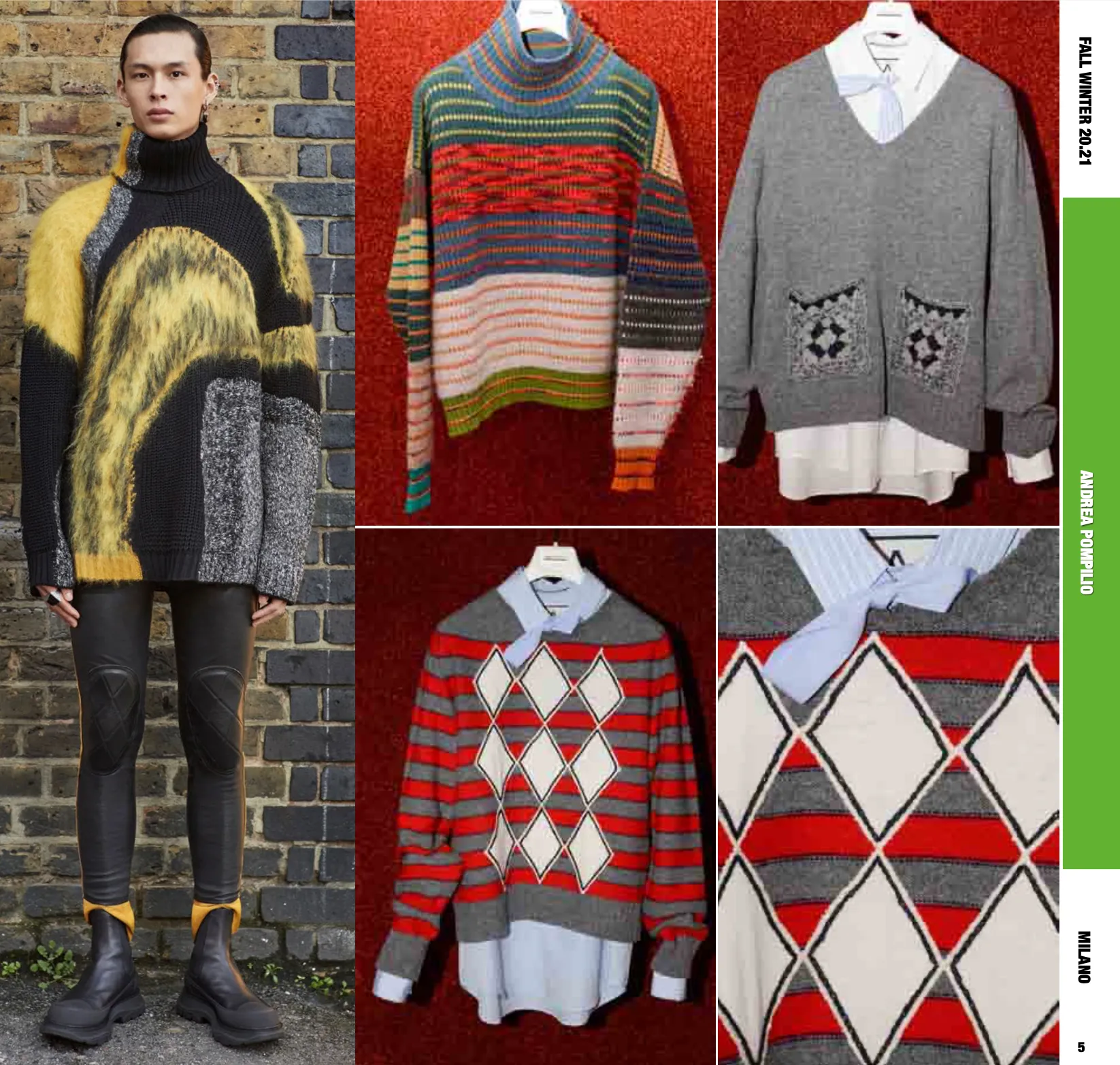 FASHIONMAG MEN's KNITWEAR &amp; SWEATERS FW200/21