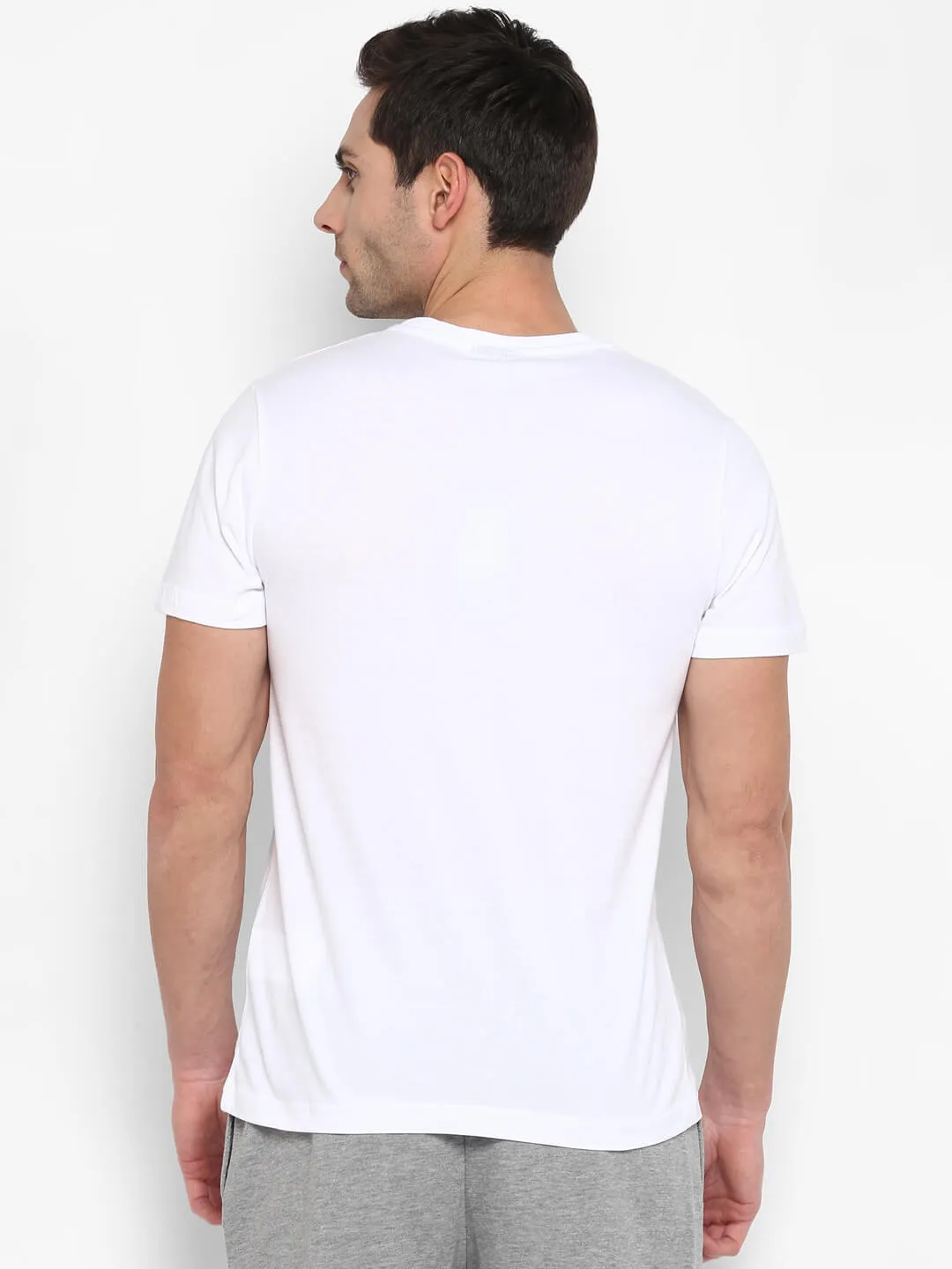 Faun Men Cotton White T-Shirt