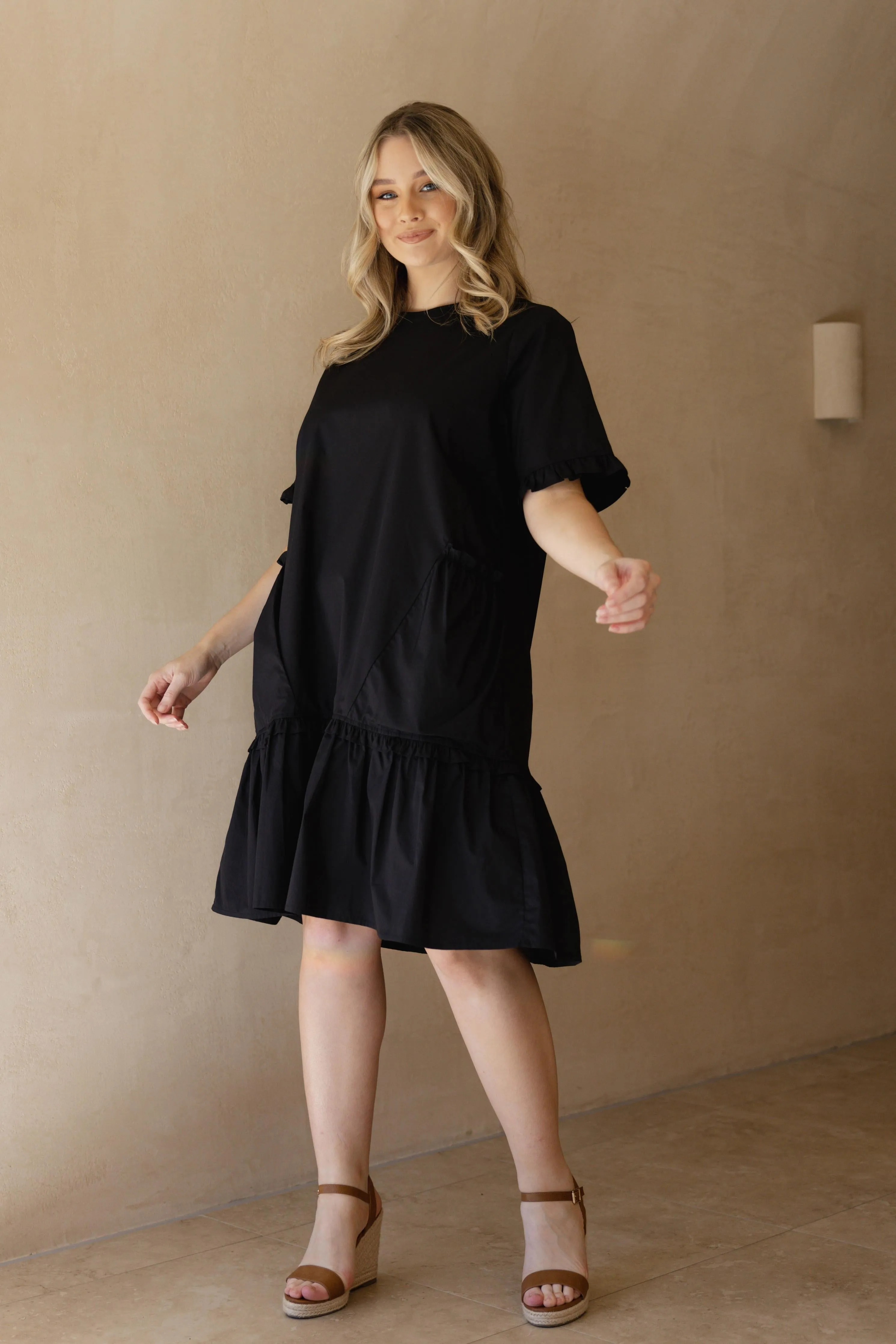 FINAL SALE Forever Dress in Black