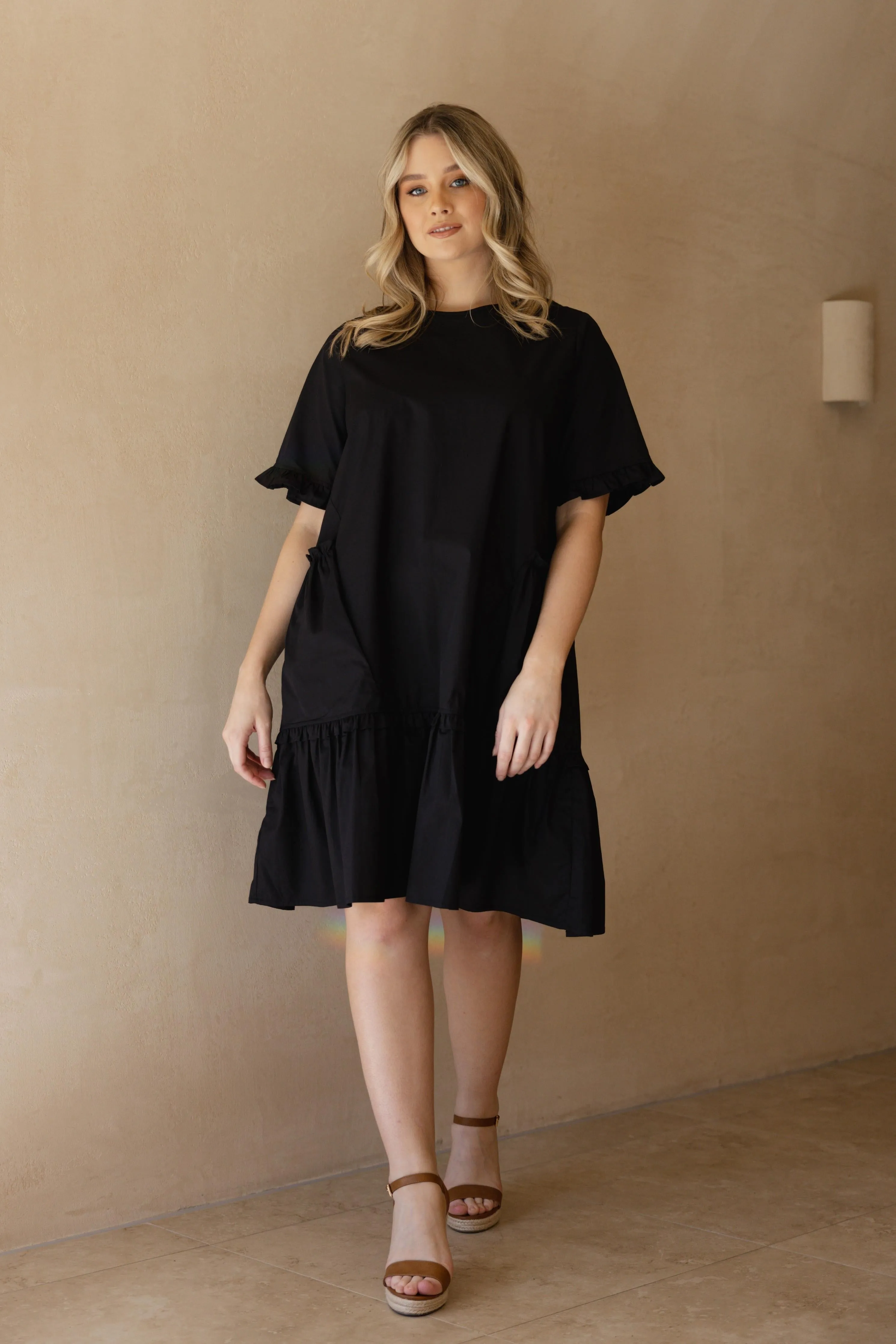 FINAL SALE Forever Dress in Black