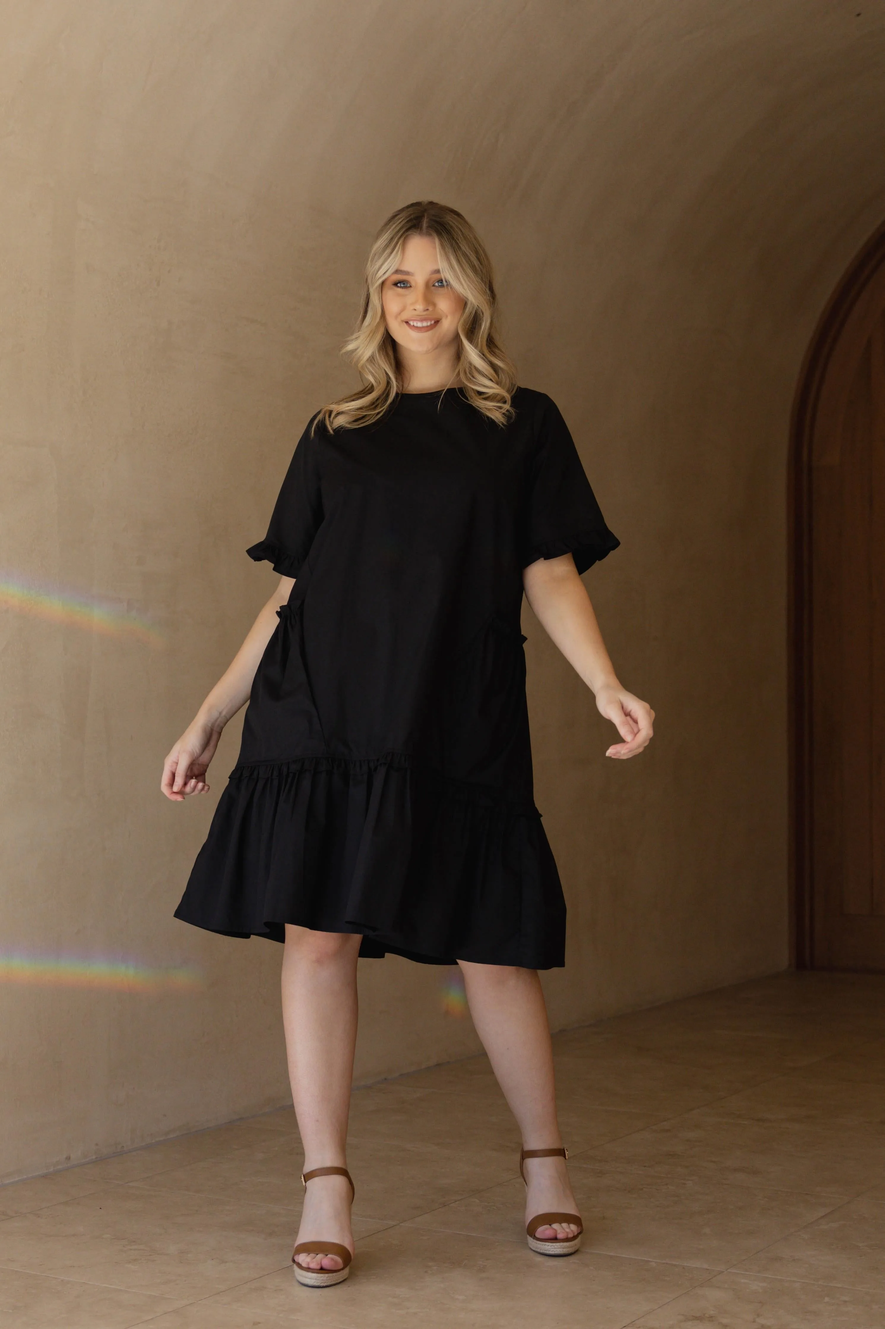 FINAL SALE Forever Dress in Black